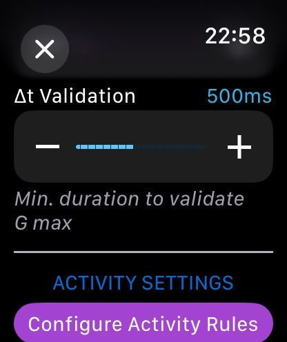 G-Forces Delta-T Validation