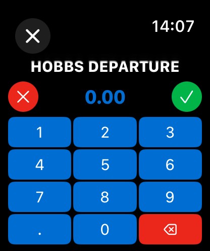Hobbs Departure Entry