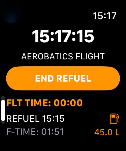 Refuel Screen